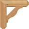 Ekena Millwork Funston Craftsman Rough Sawn Bracket w/ Offset Brace, Western Red Cedar, 6"W x 18"D x 18"H BKT0604X18X18FST04RWR - alternate 4